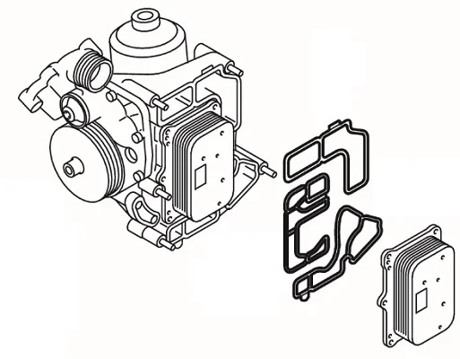 Sada těsnění, vodní čerpadlo